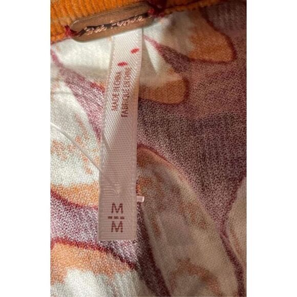 Free People Shasta Printed Cord One Piece Size M - Picture 7 of 8